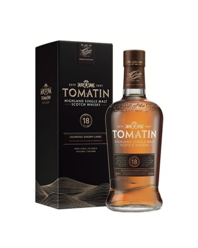 TOMATIN 18 AÑOS WHISKEY