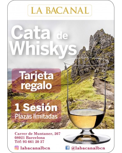 VALE X 1 SESION DE CATA WHISKY 2022 